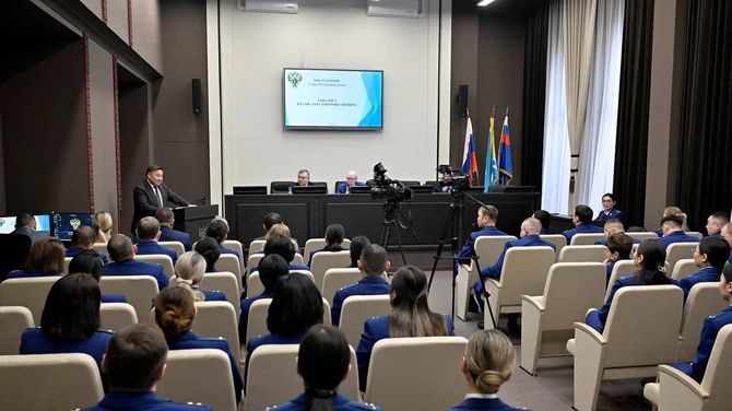 Владислав Ховалыг принял участие в коллегии прокуратуры Тувы