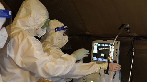 ВОЕННЫЙ МОБИЛЬНЫЙ ГОСПИТАЛЬ В ТУВЕ ПРИСТУПИЛ К ОКАЗАНИЮ ПОМОЩИ НАСЕЛЕНИЮ