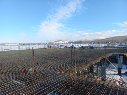 Тимур Куулар проверил ход строительства новой школы в Бай-Хааке