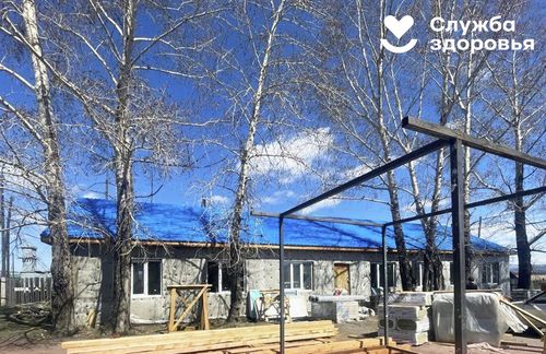 В селе Балгазын ремонт местной врачебной амбулатории выполнен на 60%