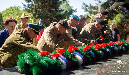В Туве почтили память ветеранов боевых действий