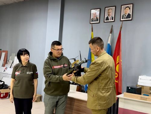 Центр подготовки операторов беспилотных аппаратов Тувы поблагодарил участников проекта “Всё для Победы!”