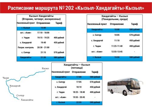 Чаа маршрут.