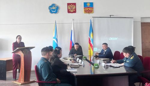 В приграничном пункте пропуска Тувы провели учения