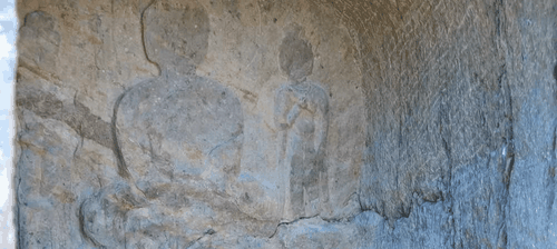 На Горе Бога в Туве провели обряд освящения буддийской ниши 