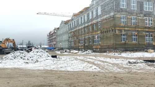 Строительство школы в Чадане идет полным ходом