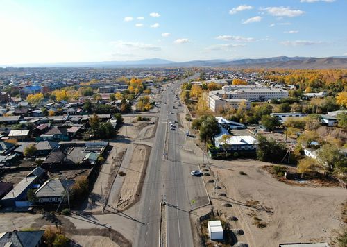 В столице Тувы обновляют улицу Колхозную