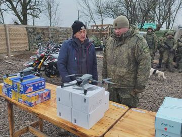 Очередной груз с помощью бойцам спецоперации от Тувы доставили на передовую