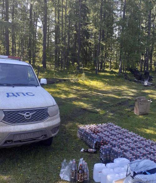 Нелегальный алкоголь не довезли до Тоджи