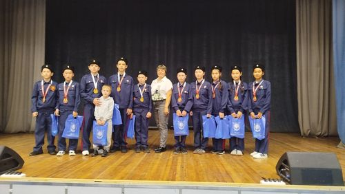 Юные казаки из Тувы впервые приняли участие в конкурсе «Лучший казачий кадетский класс Сибирского федерального округа».