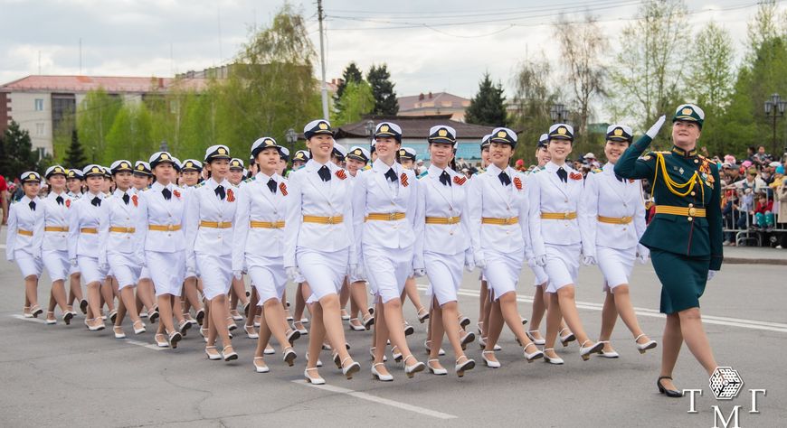 В Кызыле прошел главный парад Победы Тувы