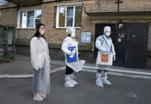 Голосуем на дому или во​ дворе дома
