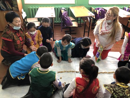 В Моренской средней школе прошли беседы о правилах проведения тувинских игр