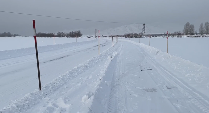 В Улуг-Хемском районе открыта ледовая переправа