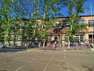 В Шагонаре благодаря федеральной программе обновляется школа
