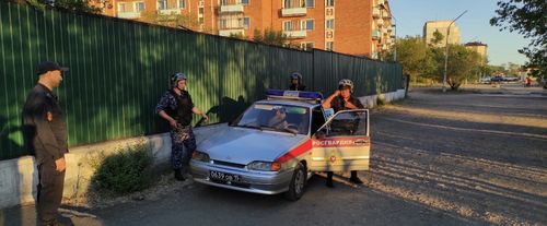 Росгвардейцы Тувы провели учения на охраняемом объекте