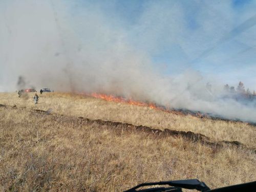 Пожароопасный сезон начался в Туве