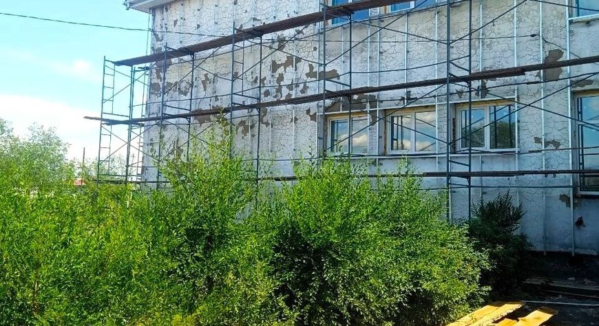 Впервые за 40 лет. В школе села Сукпак проводится капитальный ремонт