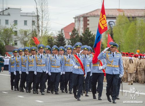 Военнослужащие из Монголии впервые приняли участие в параде Победы в Кызыле