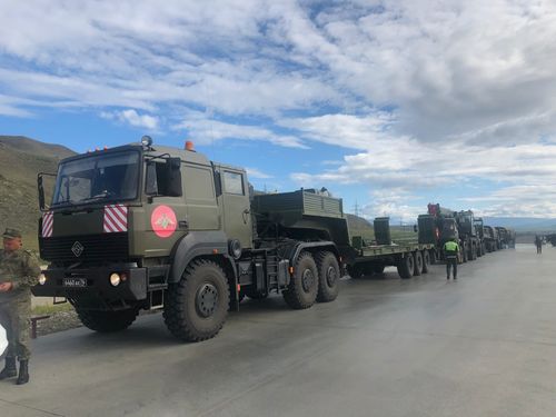 В Туву прибыли военнослужащие из 12-ой отдельной гвардейской инженерной бригады пос. Алкино-2 Республики Башкортостан.