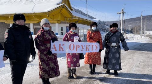 На стационарном посту ДПС «Шивилиг» прошла акция «Белой дороги»