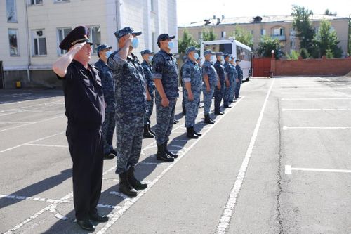 Полицейские Тувы отправились в служебную командировку в Северо-Кавказский регион