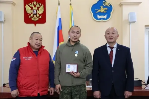 В Туве отметили героизм военнослужащего Орлана Ондара