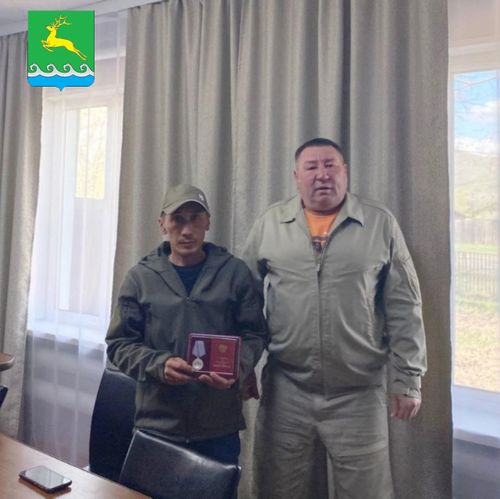 Медалью «За отвагу» награждён участник СВО из Хадына