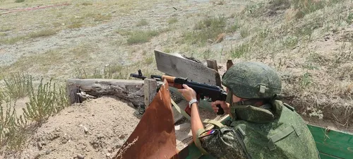 Курсанты ТувГУ завершают учебные сборы в 55-й бригаде