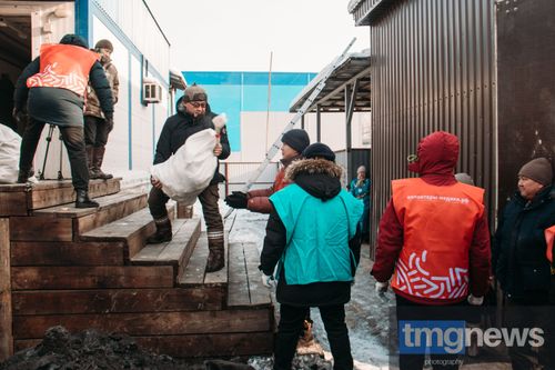 В Туве началась подготовка к отправке груза в зону спецоперации