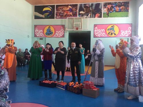 Военный комиссариат Тувы организовал «новогоднее чудо» для особенных детей