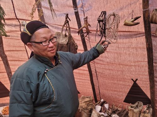 Арат шөлүнде соңгу чүктүң ивизи, тос чадыр