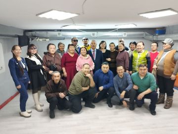 В республиканской специальной библиотеке прошел ежегодный конкурс сочинений по системе Брайля