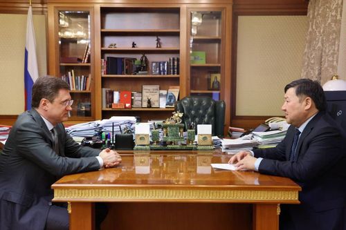 Владислав Ховалыг встретился с Александром Новаком