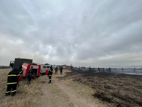 В Дзун-Хемчике локализовали степной пожар вблизи населенного пункта, сообщают в Службе ГО и ЧС Тувы.