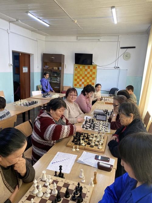 В Туве определили чемпионов по шахматам среди ветеранов