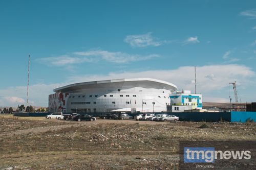 Строящийся спортивно-культурный центр в поселке Каа-Хем будет самым большим сооружением спортивного и культурного назначения в республике.