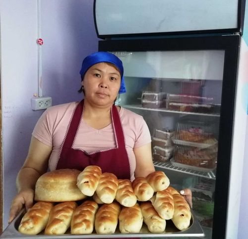 Чечена Маады открыла пекарню на средства социального контракта