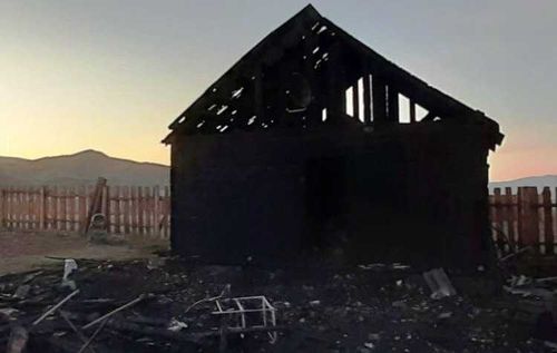 Причиной пожара стала сигарета