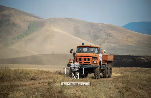 В Туве действует 8 лесных пожаров, действующих степных пожаров не зарегистрировано