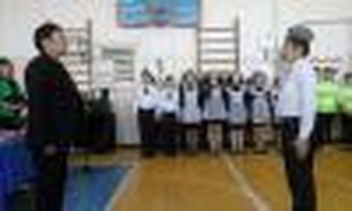 Детишки присягают ГИБДД