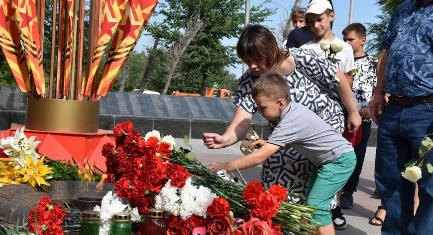 Митинг памяти об ангелах Донбасса