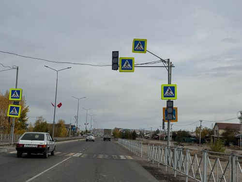 Новый вызываемый светофор в пгт. Каа-Хеме