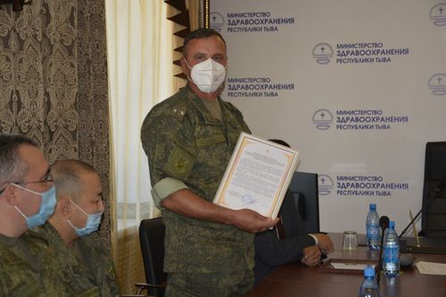 МОБИЛЬНЫЙ ГОСПИТАЛЬ МИНОБОРОНЫ РОССИИ СВЕРНУЛ СВОЮ РАБОТУ В ТУВЕ