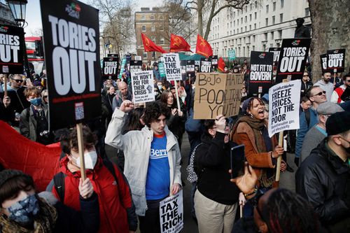 В Британии прошли акции протеста из-за цен на электричество