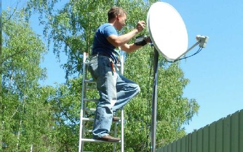 Карта РТРС поможет найти мастера для установки телевизионной антенны