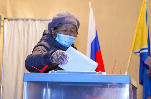 Жители Улуг-Хема  активно участвуют в голосовании