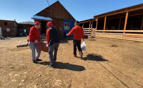 Продукты на стоянки чабанам