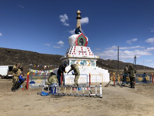 Бойцы СОБР Росгвардии Тувы обновили субурган