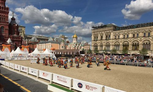 Духовой оркестр Правительства Республики Тыва имени Тимура Дулуша начал серию выступлений на Красной площади в Москве